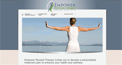 Desktop Screenshot of empower-physicaltherapy.com